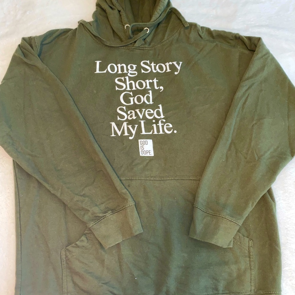 God is dope brand Size large hoodie